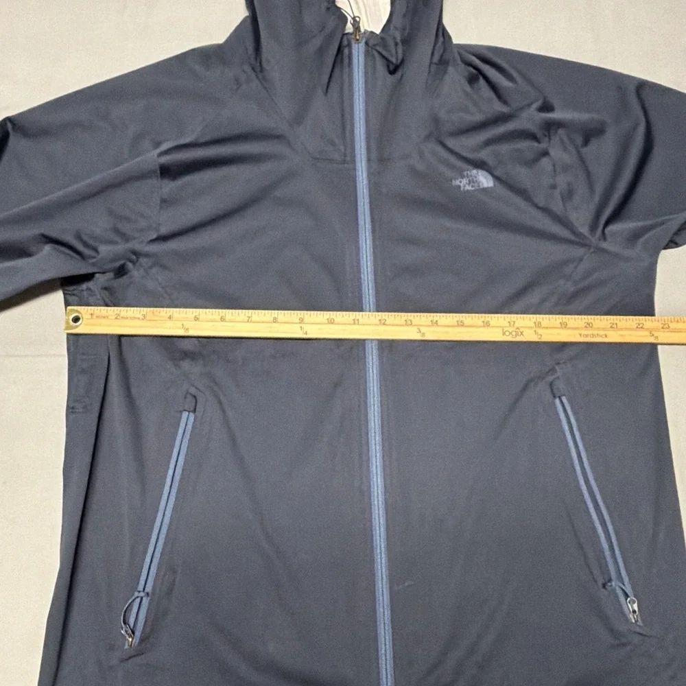 The North Face Mens Allproof Full Zip Hooded Lightweight Vinted Zip Pit Jacket L